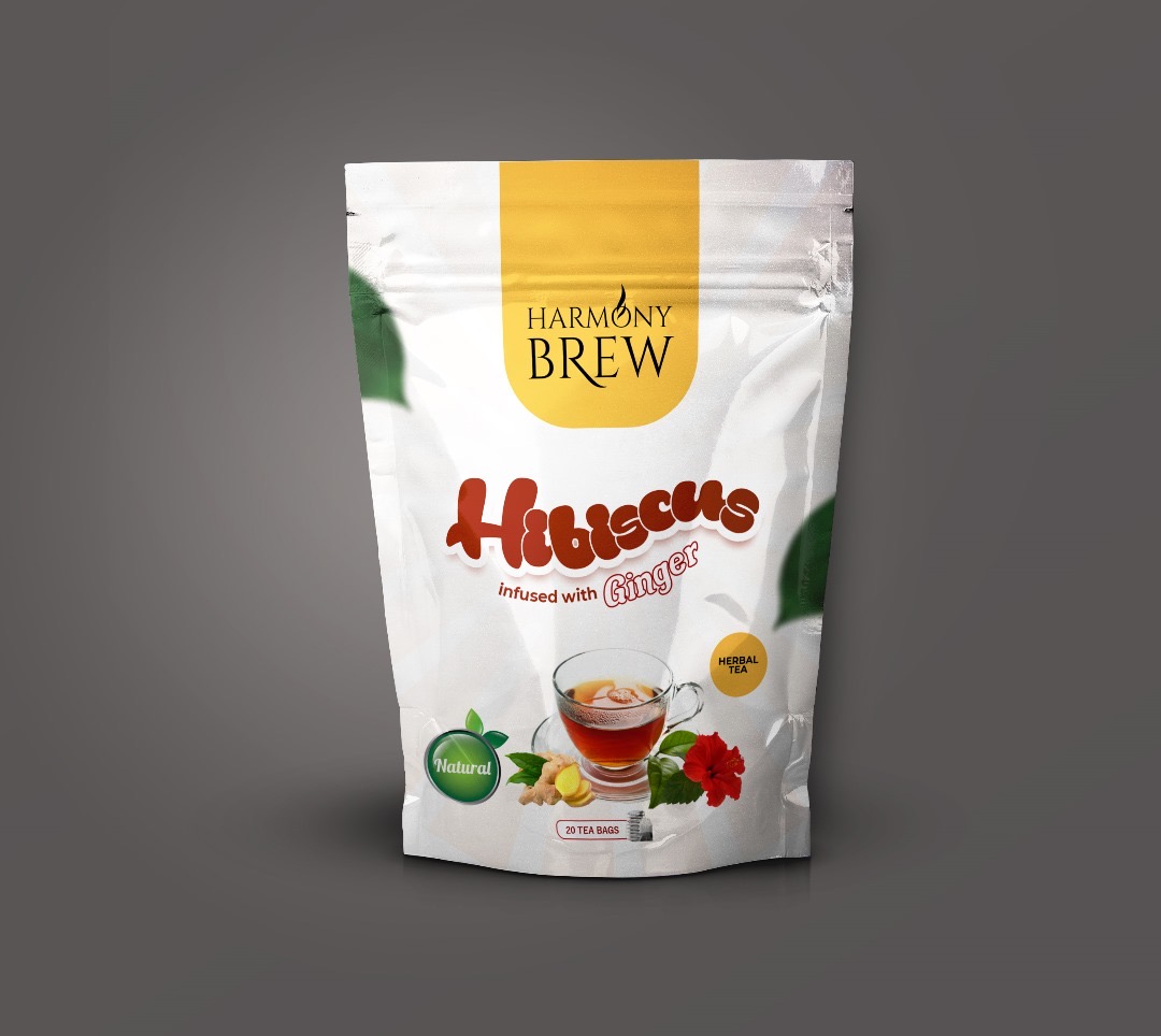 Dolapo Sanusi-Ola - Harmony Brew - Hibiscus Infused with Ginger ( 100 Teabags)
