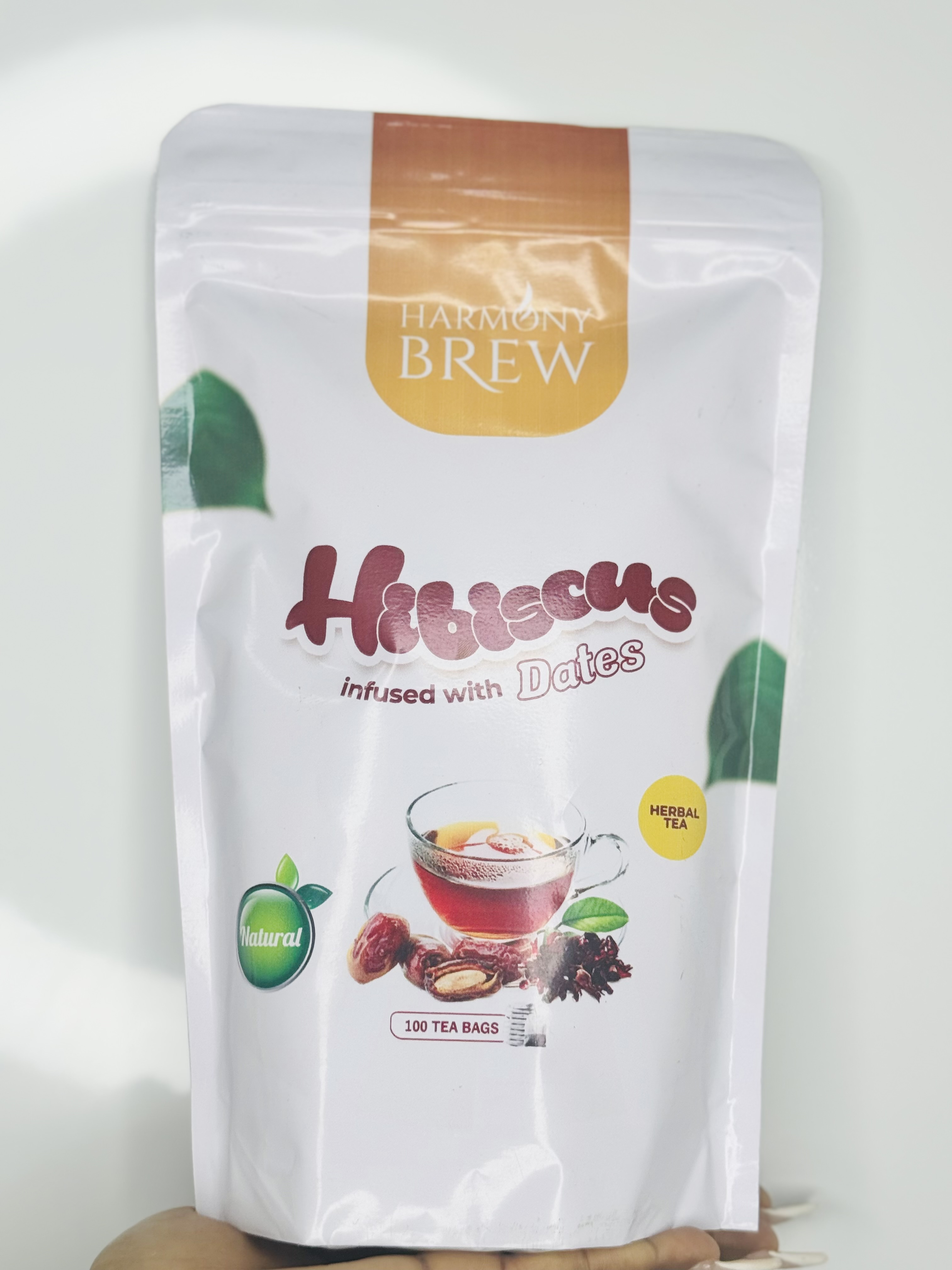 Dolapo Sanusi-Ola - Harmony Brew - Hibiscus Infused with dates ( 100 Teabags)