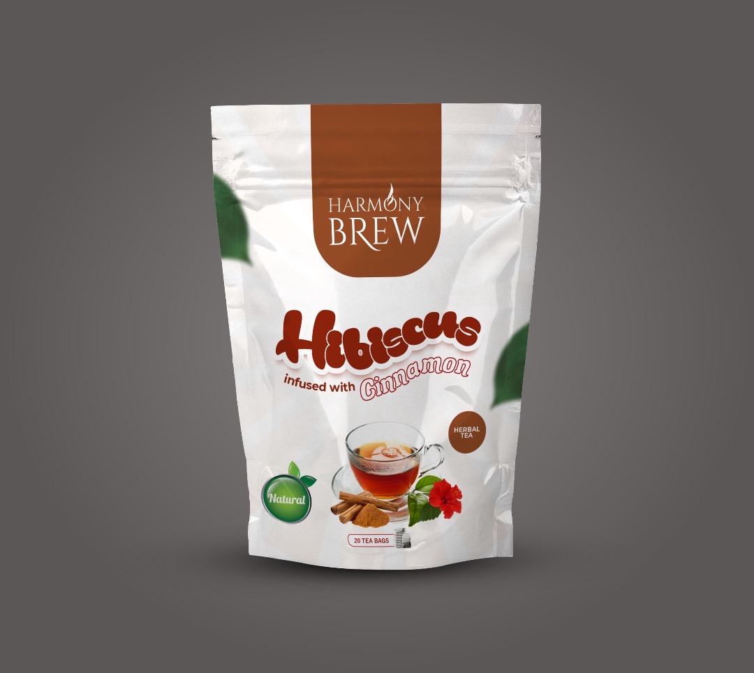 Dolapo Sanusi-Ola - Harmony Brew- Hibiscus Infused with Cinnamon ( 20 Teabags)