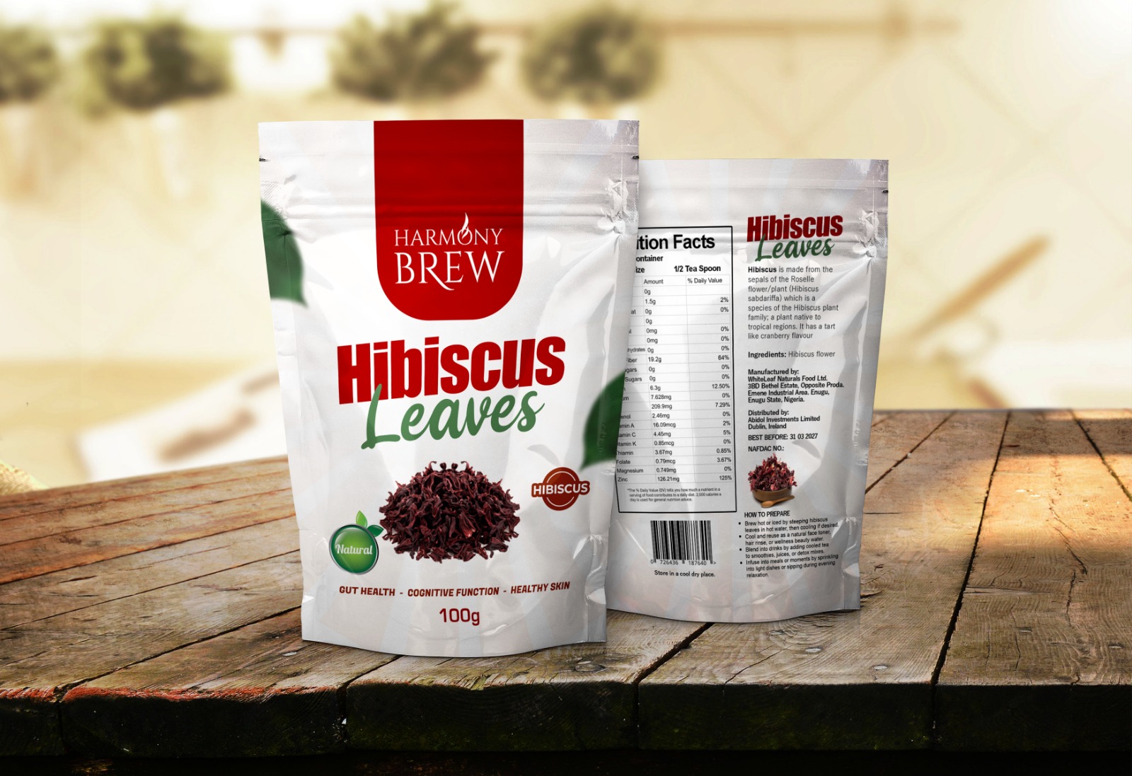 Dolapo Sanusi-Ola - Harmony Brew- Hibiscus Leaves (100g)